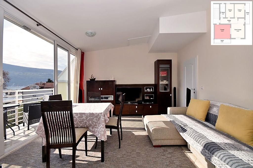 Квартира недалеко от моря в Дженовичи